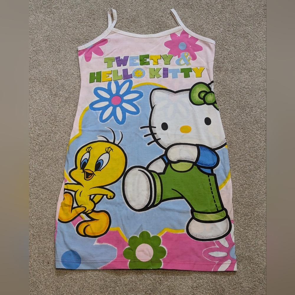 Hello Kitty & Tweety Kids Pajamas - Multicolor
